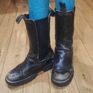 Bed Stu Black Leather Women's Boots